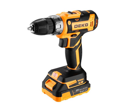 Дрель-шуруповерт 20В 2шт Li-ion акк. 3Ач, 42Нм, 350-1350об/мин, 2 скорости GCD20DU PRO BMC DEKO Фотография_3