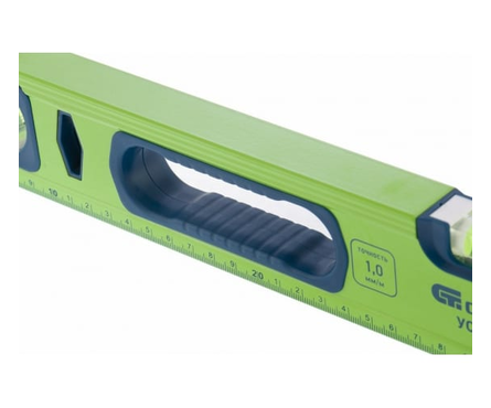 Уровень алюминиевый Сибртех УС-1.0-600 фрезерованный, 3 глазка, рукоятки, 600 мм Фотография_1