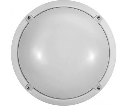 Светильник LED ДБП-7w, 4000К, 520Лм, круглый, пластиковый, IP65, белый Фотография_0