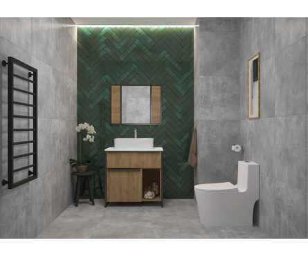 Унитаз-монолит 5003 безободковый тонкое сиденье ДП (с гофрой и подводкой) EVA GOLD Фотография_9