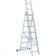 Лестница СИБРТЕХ, 3 х 7 ступеней, алюминиевая, трехсекционная Фотография_0