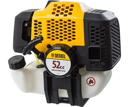 Триммер бензиновый мультифункциональный 3 л.с. 2.21 кВт 52 см³ вес 8.1 кг DGT-52S-MAX DENZEL Фотография_2