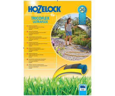 Набор для полива HoZelock Tricoflex Ultraflex Starter Set: шланг 19 мм, 20 м, комплект фитингов Фотография_2