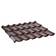 Металлочерепица SteelX Монтеррей Классик 1.18х2.9 м (3.422 м²)  0.45 мм, коричневый (RAL 8017) Фотография_0