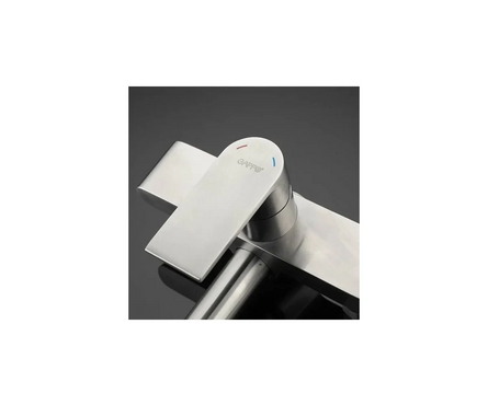 Душевая система смеситель 35к с изливом+лейка+ душ. шланг+ тропическй душ квадрат Сатин G2499-20 GAPPO Фотография_3