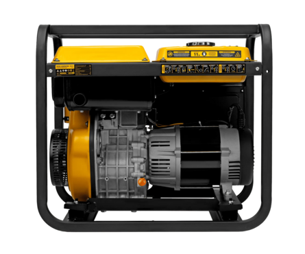 Генератор дизельный 5.5 кВт, 230 В, 11 л, ручной стартер DES-55 DENZEL Фотография_4
