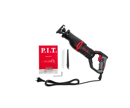 Пила сабельная 1000 Вт, 0-2800 об/мин, распил 115 мм PSA115-C P.I.T. Фотография_6