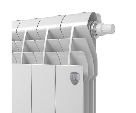 Радиатор биметаллический 500х100 мм 8 секций BiLiner Bianco Traffico ROYAL THERMO Фотография_3