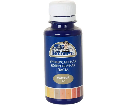 Колер паста Эксперт №17 голубой, 100 мл Фотография_1