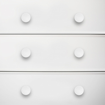 Ручка-кнопка мебельная StahiBuro AP2401 W матовый белый хром (2 шт/уп) Фотография_3