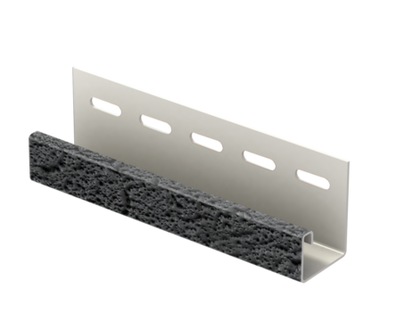 J-планка Клинкер Нордик Стоун-Хаус S-Lock графитовый 3 м Ю-ПЛАСТ Фотография_0