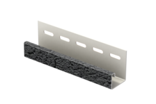 J-планка Клинкер Нордик Стоун-Хаус S-Lock графитовый 3 м Ю-ПЛАСТ