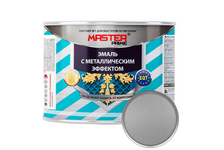 Эмаль металлик серебро MASTER PRIME 0.8 кг