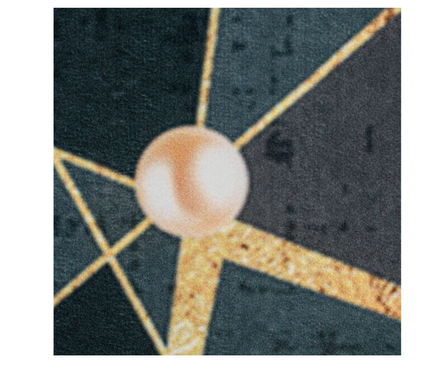 Коврик для ванной 50x80 см дизайнерский эффект памяти треугольники САНАКС Фотография_2