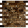 Мозаика Caramelle Mosaic Pietrine Emperador Dark полированная, 298х298х4 мм, чип 23х48 мм Фотография_0