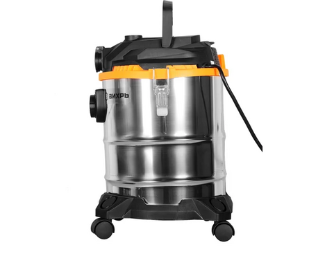 Пылесос строительный 1500 Вт, 20 л, 5 м шланг, 1.5 кВт СП-1500/20 ВИХРЬ Фотография_3