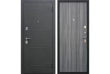 Дверь входная Ferroni Гарда Муар Венге тобакко 7.5 см, левая, 860х2050 мм