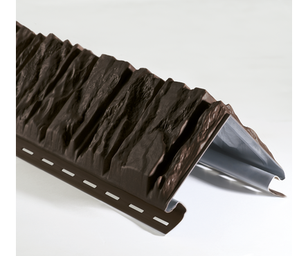 Угол наружный декоративный Коричневый 2 м Ю-ПЛАСТ Фотография_1