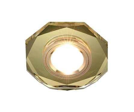 Светильник точечный Ambrella 8020 GOLD золото MR16 D110мм Фотография_0