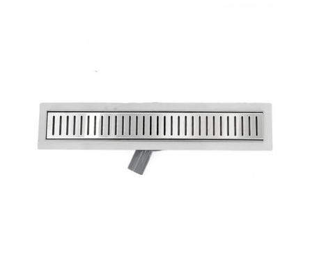 Трап сливной горизонтальный выход D 50 мм нерж. 70х800 мм с сухим затвором BAD538002 ZEISSLER Фотография_0