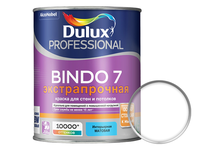 Краска интерьерная латексная DULUX Bindo 7 моющаяся, матовая, прозрачная, база BC, 0.9 л 