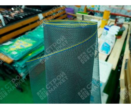 Сетка москитная в рулоне серая 1.4 м Премиум Фотография_1