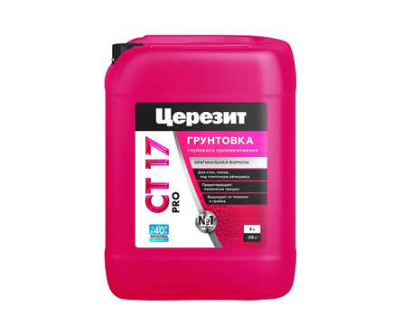 Грунт ЦЕРЕЗИТ СТ17 PRO глубокого проникновения 5 л ЗИМА Фотография_0