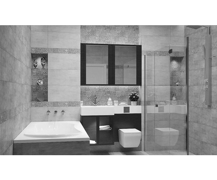 Плитка облицовочная Амалфи серая плитка 300х600х9 мм 1-й сорт Фотография_1