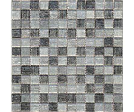 Мозаика Caramelle Mosaic Silk Way Black Tissue 298х298х4 мм, чип 23х23 мм Фотография_0