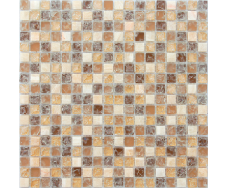 Мозаика Caramelle Mosaic Naturelle Amazonas 305х305х8 мм, чип 15*15 мм Фотография_0