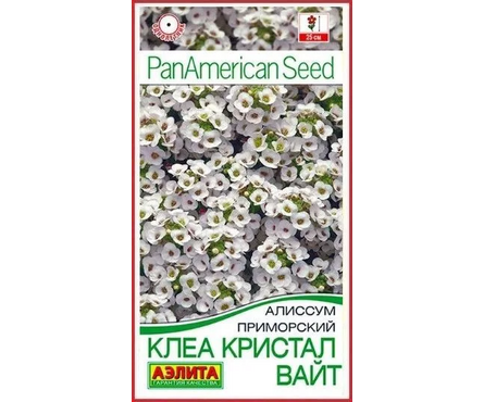 Семена Алиссум кристал вайт однолетник 4 шт Фотография_0