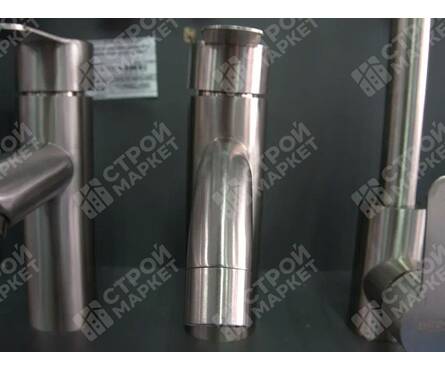 Смеситель для умывальника однорычажный BRIMIX литой изогнутый гусак сатин 9350 Фотография_4