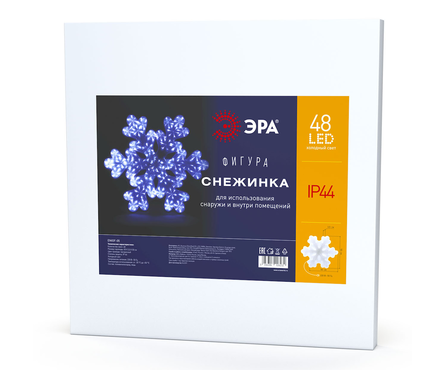Фигура светодиодная Эра Снежинка IP44, 220B Фотография_2