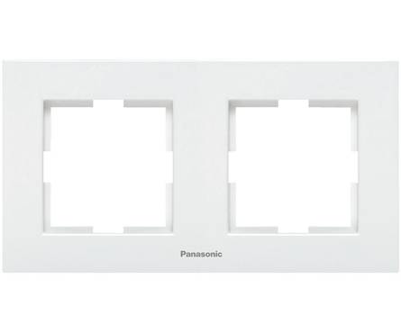 Рамка Panasonic 2м горизонтальная белая Karre Plus Фотография_0