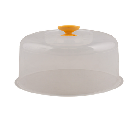 Крышка для СВЧ d 27 см прозрачная ПОЛИМЕРБЫТ Фотография_1