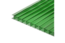 Сотовый поликарбонат 8 мм Зеленый УЛЬТРАМАРИН (12х2.1м) 1 кг/м²
