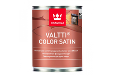 Лазурь фасадная Tikkurila Valtti Color Satin для дерева, бесцветная (0.9 л)