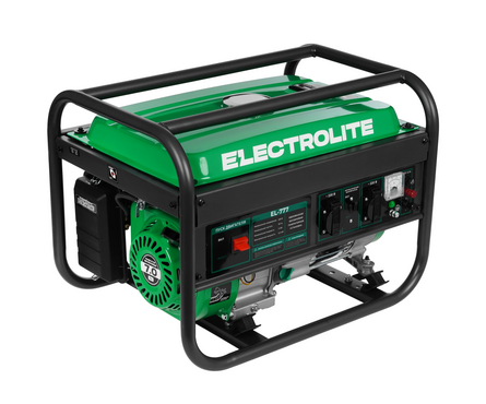 Генератор бензиновый 3.5 кВт 220В бак 15 л ручной стартер EL777 ELECTROLITE Фотография_0