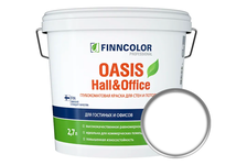 Краска для стен и потолков FINNCOLOR OASIS HALL&OFFICE база А (2.7 л)