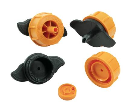 Капельница для полива 16 л/ч некомпенсированная 0,7-3,2 бар разборная (оранжевая) Фотография_1