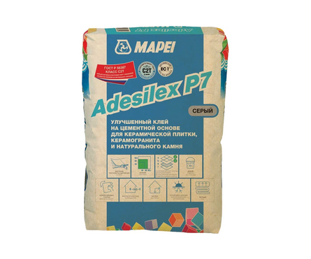 Клей плиточный МАПЕИ Adesilex P7 С2Т 25 кг  Фотография_0