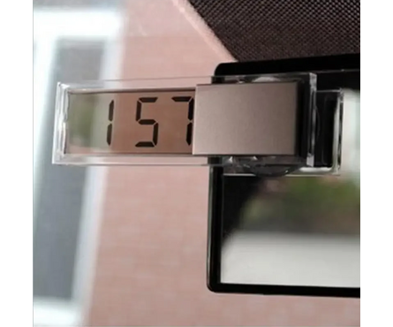 Часы электронные автомобильные прозрачные Фотография_2