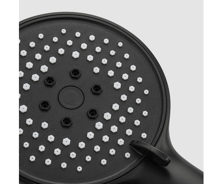 Лейка для душа 2 режимная черная 6076 GFmark Фотография_3