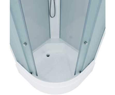 Душевая кабина полукруг 900х900х2280х4 мм средний поддон Градиент Лайт ТРИТОН Фотография_2