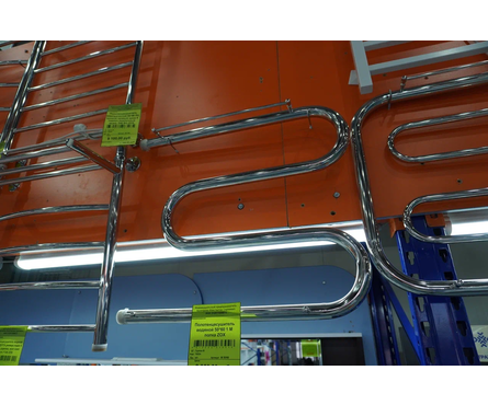 Полотенцесушитель водяной 50х60 см 1 М-образный полка ZOX Фотография_1