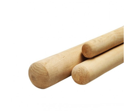 Черенок для лопат деревянный в/с, D40 мм, 120 см Фотография_1