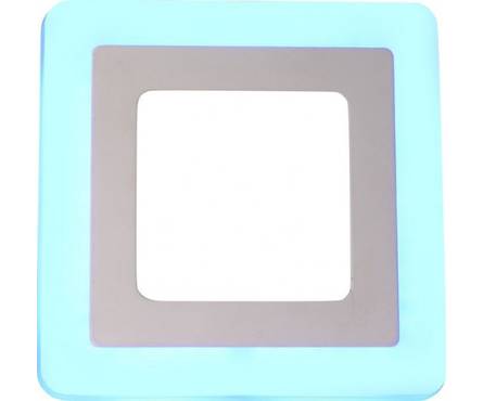 Светильник светодиодный встраиваемый LE LED 16W (квадрат,голубое свечение) LE061100-0028