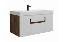 Тумба для ванной Дэми 100 подвесная с умывальником Line 100