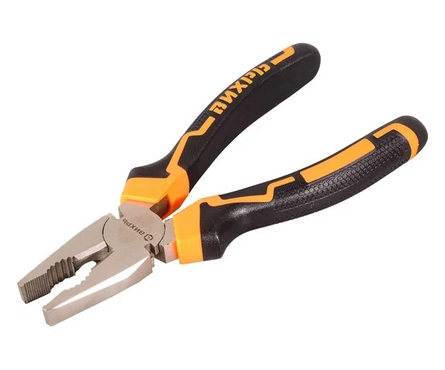 Плоскогубцы 180 мм никелированные 2х компонентные рукоятки ВИХРЬ Фотография_1