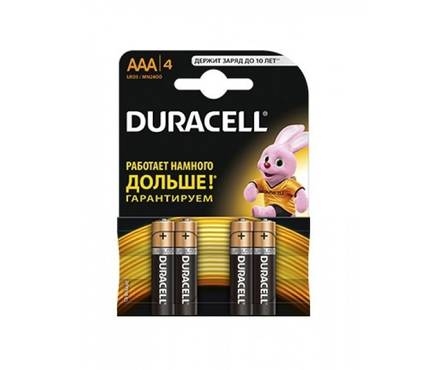 Батарейка щелочная DURACEL LR03 (AAA) 3+1 1,5Вт бл/4шт Фотография_0